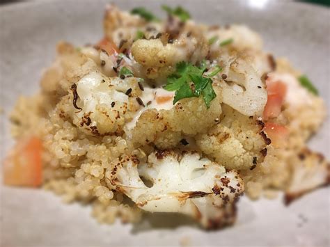 Roasted Cauliflower And Quinoa Salad Rural Physio At Your Doorstep