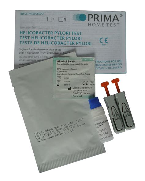 Prima Home Stomach Ulcer H Pylori Test 1 Test Pack Home Health UK