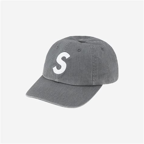 슈프림 피그먼트 프린트 S 로고 6 패널 캡 그레이 22fw Supreme Kream