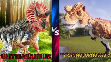 Ultimasaurus Vs Tyrannolophosaur Dinosaur Tournament Fight S E