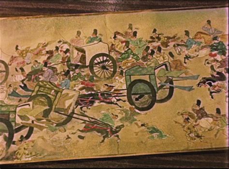 Scroll Painting In Opening Of Jigokumongate Of Hell Kinugasa