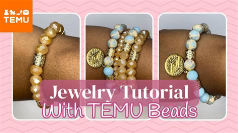 How To Make A Stunning Bracelet Set With Beads From Temu Youtube