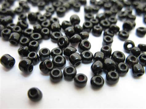 1Bag X 12000Pcs Opaque Glass Seed Beads 3mm Black Be Gs62 8 00