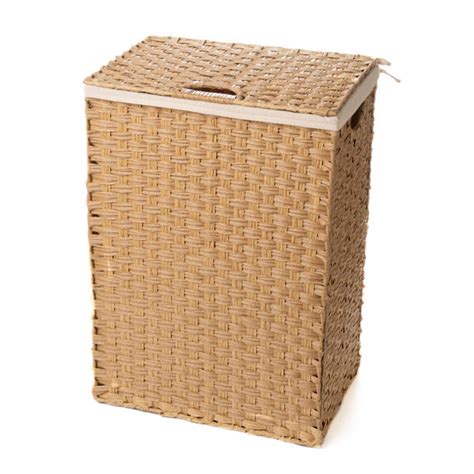 Gracie Oaks Wicker Laundry Hamper With Handles Reviews Wayfair