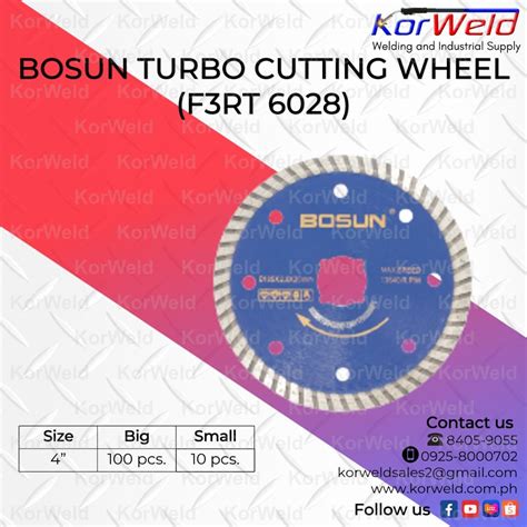 Bosun Turbo Cutting Wheel F Rt On Carousell