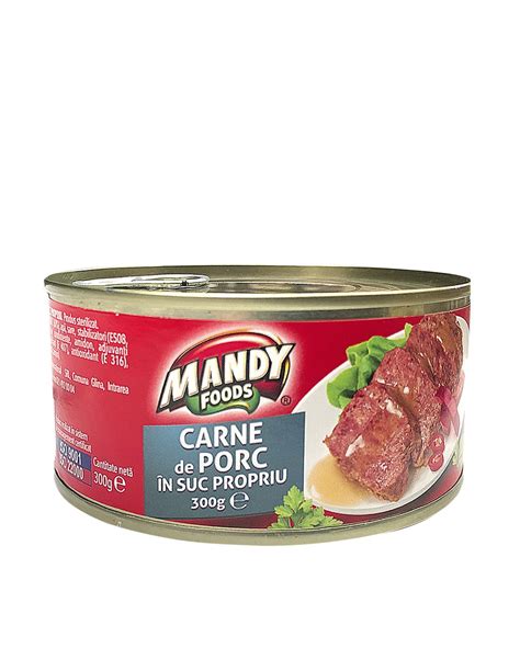 Conserva Carne De Porc In Suc Propriu Mandy G