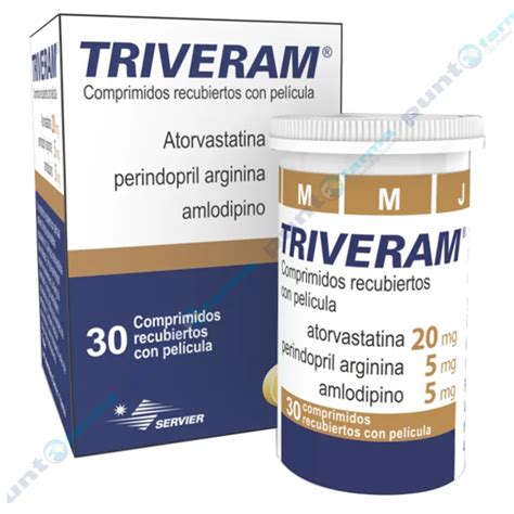 Triveram Atorvastatina Mg Cont Comprimidos Punto Farma