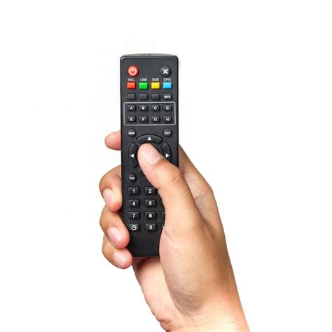 Premium Photo Hand Is Holding Television Remote Control And Pressing