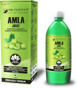 Dr Vaidya S Amla Juice Supports Immunity Energy Detoxification