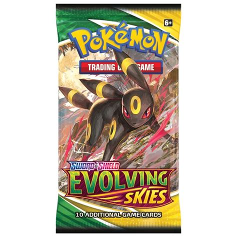 Pokémon Trading Card Game Sword And Shield 7 Evolving Skies Booster Pack