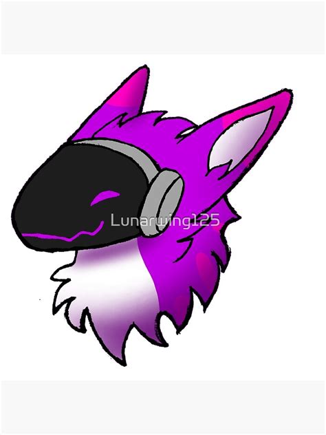 "Purple Protogen" Poster for Sale by Lunarwing125 | Redbubble