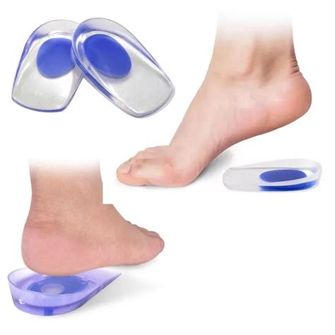 Palmilha Calcanheira Silicone Gel Par Plantar Ortop Dica Espor O