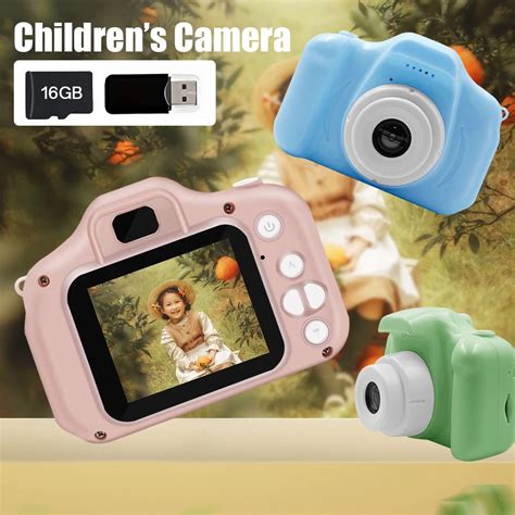 Mini Dual Lens Childrens Camera Kids Toys Photos Camera Boy Girl