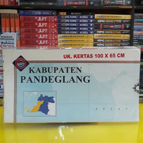 Jual Peta Kabupaten Pandeglang Lipat Kota Bandung Menara Media