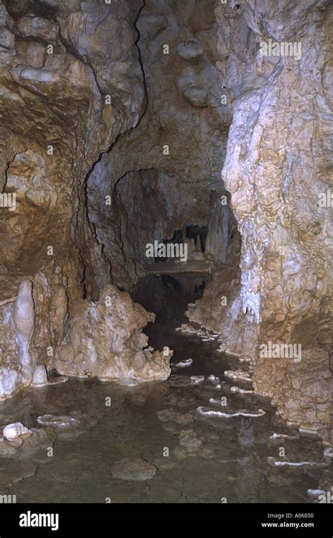 Cave Stalactite Stalacmite Hoehle Fraenkische Schweiz Germany Bavaria