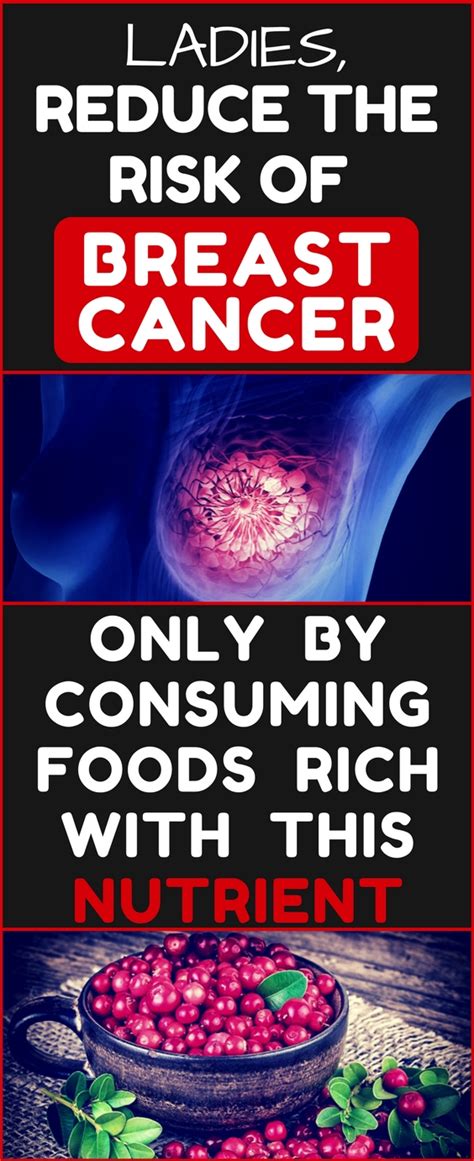 You Can Lower The Risk Of Breast Cancer Only By Regulating Your Diet And Consuming Foods With