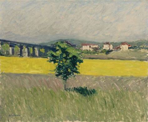 Meadow Bridge at Argenteuil, 1882 - 1886 - Gustave Caillebotte ...