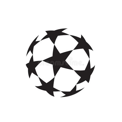 Uefa Champions League Logo Editorial Illustrative On White Background