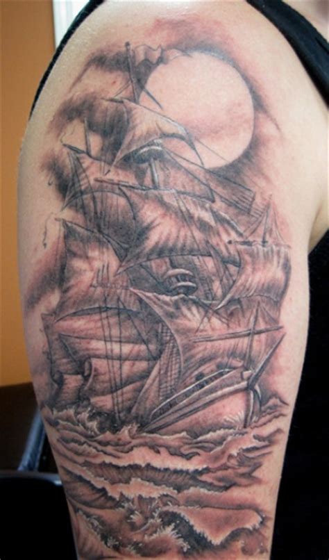 Pirate Ship Tattoos Designs, Ideas and Meaning | Tattoos For You