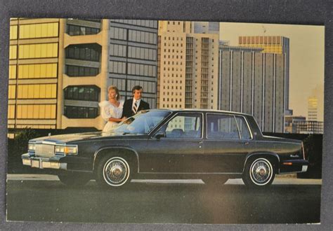 1985 Cadillac Sedan DeVille Postcard Excellent Original 85 EBay