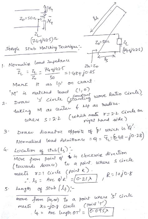 Solved Using Smith Chart Design Two Mixed Impedance Matching Networks To Course Hero