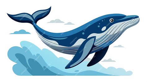 Premium Vector A Photo Of A Humpback Whale Breaching Drawing