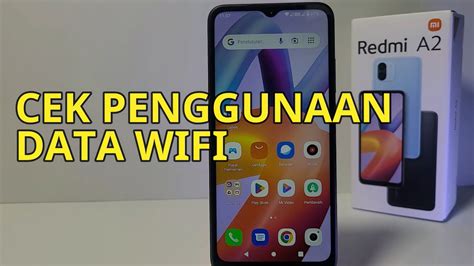 Cara Cek Penggunaan Data Wifi Xiaomi Redmi A Youtube