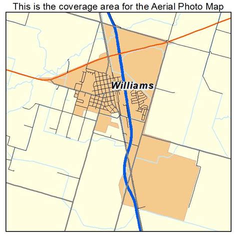 Aerial Photography Map of Williams, CA California