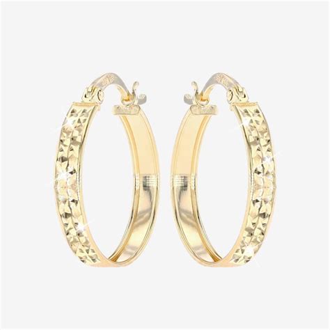 9ct Gold Warren James Earrings Atelier Yuwa Ciao Jp