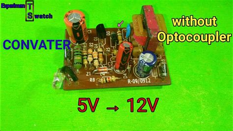 5volt To 12volt Convert Mobile Charger Adaptor No Optocoupler Youtube