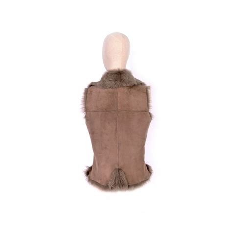 Gilet Fourrure Agneau Mouton Toscane