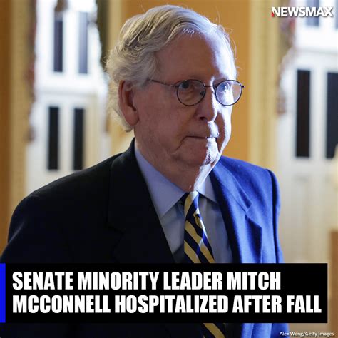 Senate Minority Leader Mitch McConnell Has Been Hospitalized After