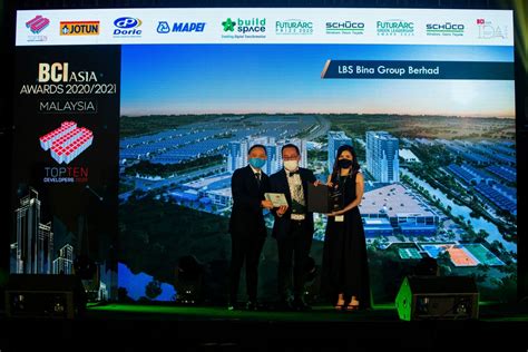 LBS Bina Group Awarded As Top 10 Developers At The BCIAA 2021 2021