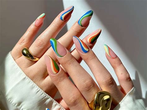 Swirl Nail Designs That Leave Us Spinning