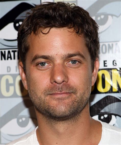 Joshua Jackson Short Wavy Dark Brunette Hairstyle