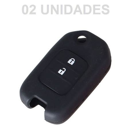 Kit Capa Silicone Chave Canivete Honda Civic Fit City Crv Shopee Brasil