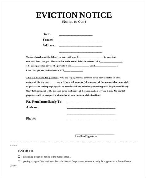 Free Eviction Notices Templates Awesome Eviction Notice Templates D