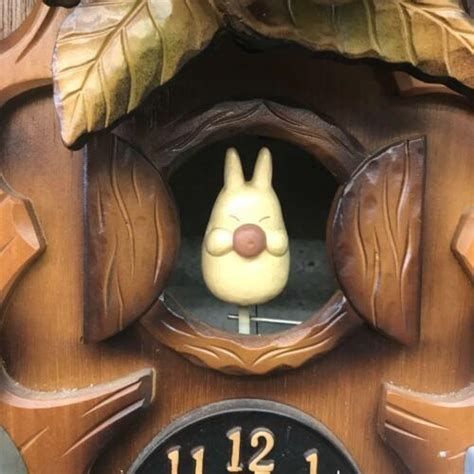 Rhythm CITIZEN Studio Ghibli Wall Clock My Neighbor Totoro M806A Used