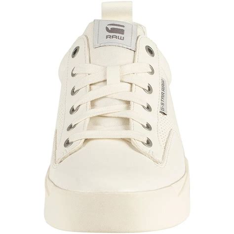 G Star Raw Leather Rackam Core Low Trainers In White For Men Lyst