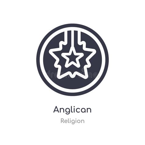 Anglican Icon. Isolated Anglican Icon Vector Illustration from Religion ...