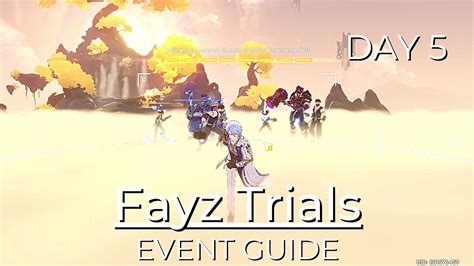 Fayz Trials Event Guide Day Genshin Impact Youtube