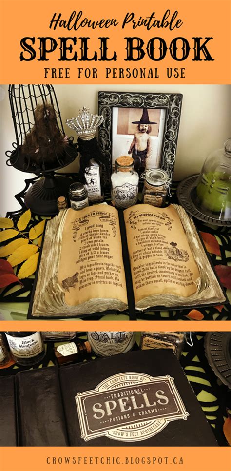 Printable Spell Book Pages