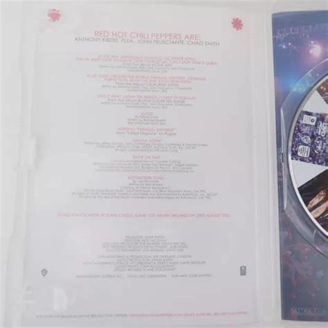 RED HOT CHILI Peppers Live At Slane Castle Dvd EUR PicClick IT