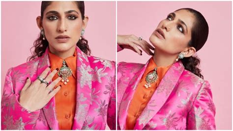 Kubbra Sait Serves Ethnic Vibes In A Pink Power Suit Hindustan Times