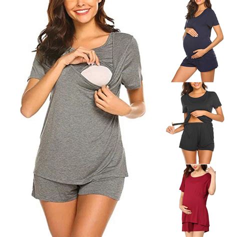 Cacommark Pi Maternity Clothes Plus Size For Women Nursing Tops