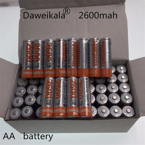 2018 Daweikala 12 PCS AA Battery Batteries 1 2V AA 2600mAh Ni MH