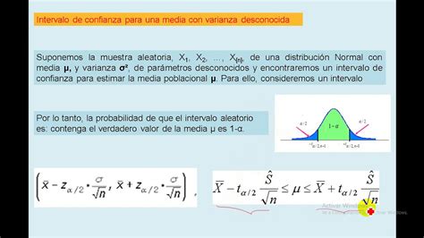 Intervalo Para La Proporción Y La Media Youtube