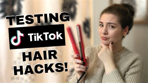 Testing Viral Tiktok Hair Hacks No Heat Bathrobe Curls No Cut Bangs And More Youtube