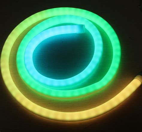 Programmable Digital 360 Degree Round 12V Flexy Led Neon Tube Strips