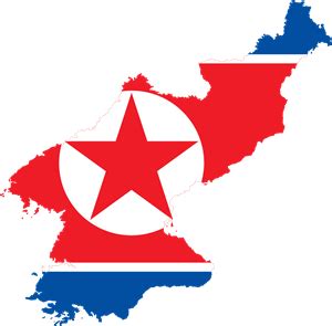 Flag map of North Korea Logo [ Download - Logo - icon ] png svg